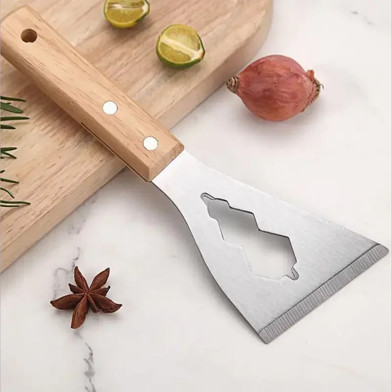 Harvest Knife Garden - Zware roestvrijstalen schraperschaaf Multifunctionele plamuurmes Cement-schraperschilderverwijderaar