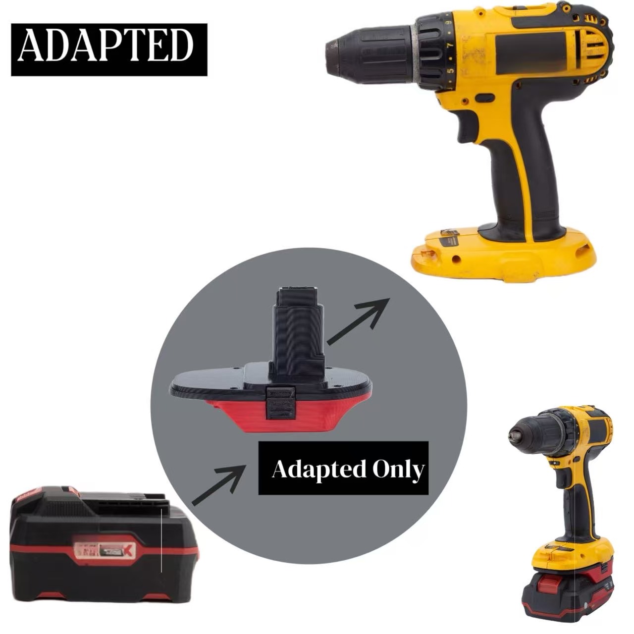 Gardening Tools Lidl - Batterijadapterconverter voor LIDL Parkside X20V TEAM