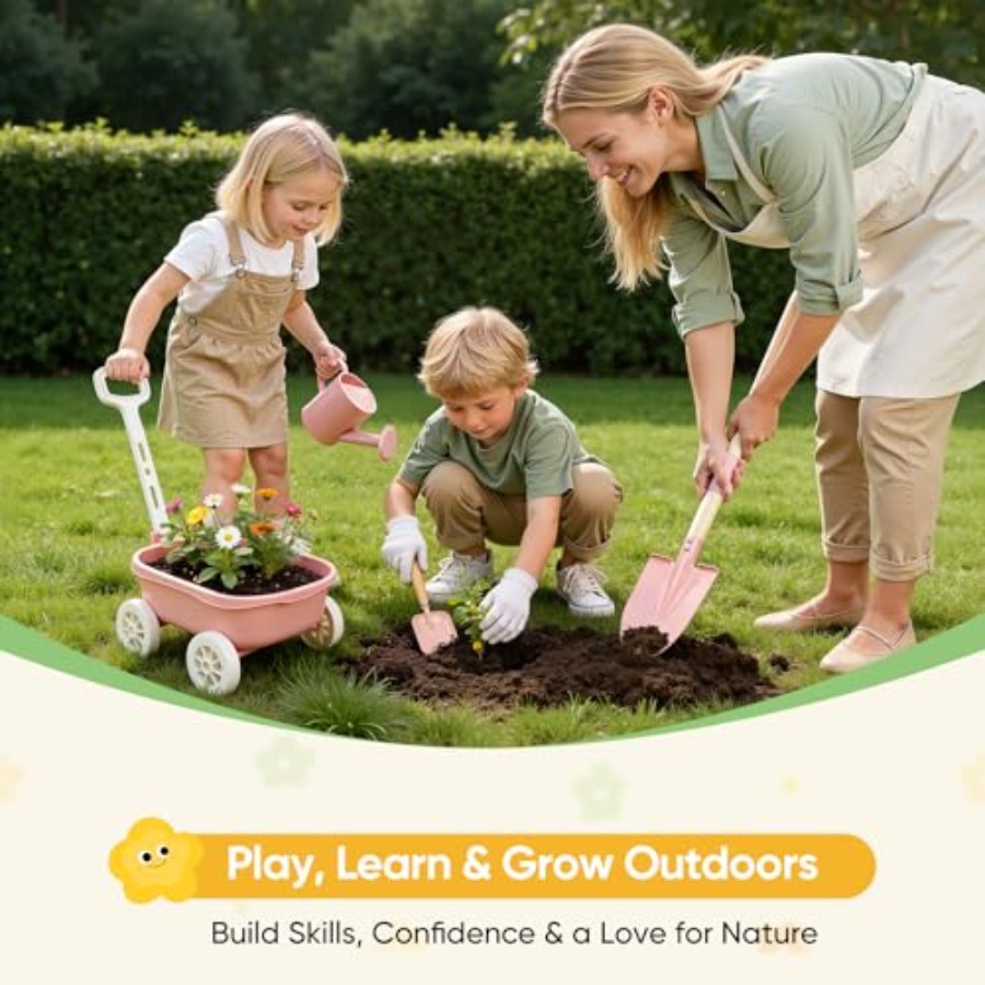 Tuinset met kruiwagen, 11-deli - Gardening Tools Japan recensie en prijs