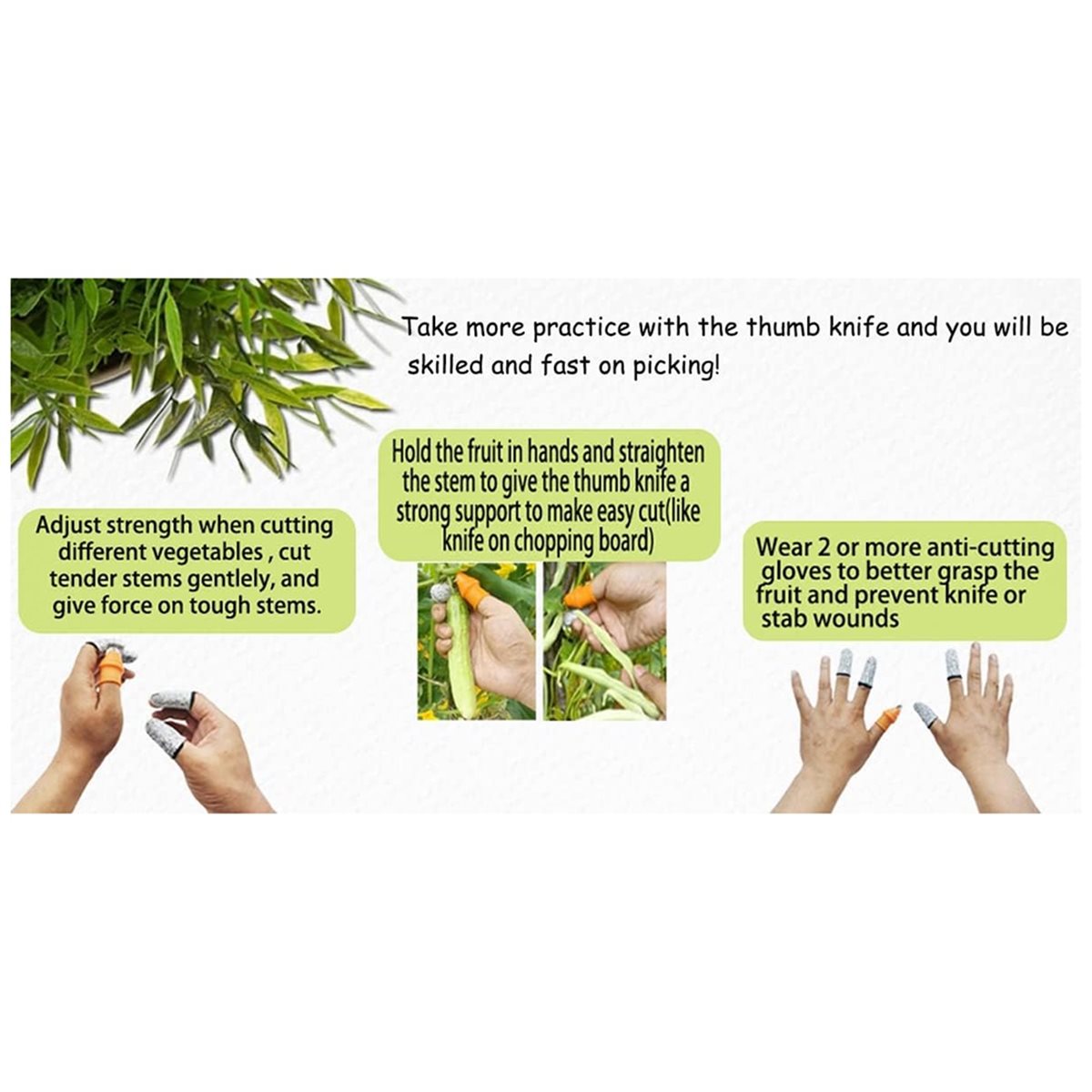 [HLES]Tuinsilicone duimmes, oo - Harvest Knife Garden recensie en prijs