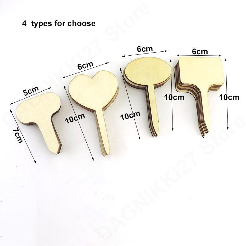 10x T-Type Houten Plant Etiket - Gardening Tools Types recensie en prijs